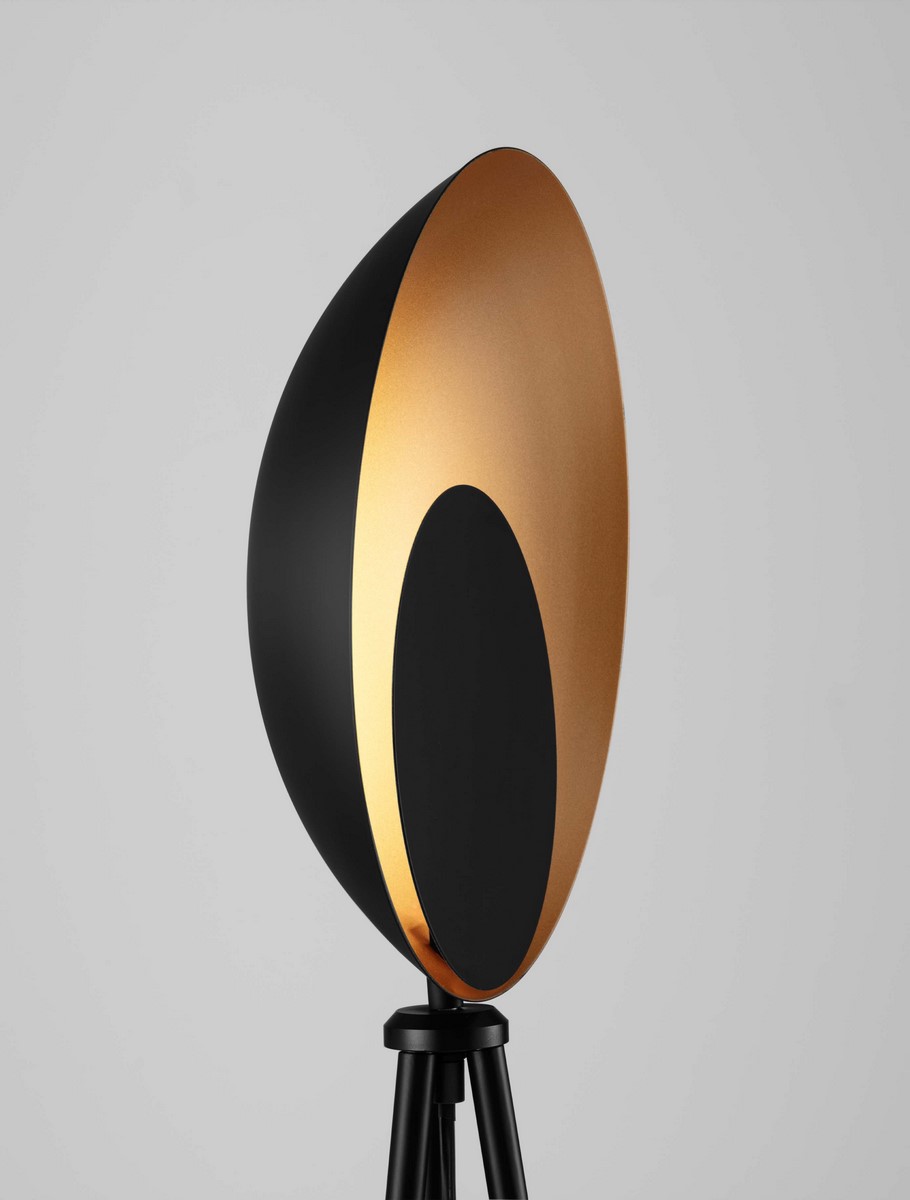 ΦΩΤΙΣΤΚΟ ΔΑΠΕΔΟΥ H:151cm Matt Black & Gold Metal