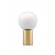 ΕΠΙΤΡΑΠΕΖΙΟ ΦΩΤΙΣΤΙΚΟ  Brass Gold Metal Gradient White Glass