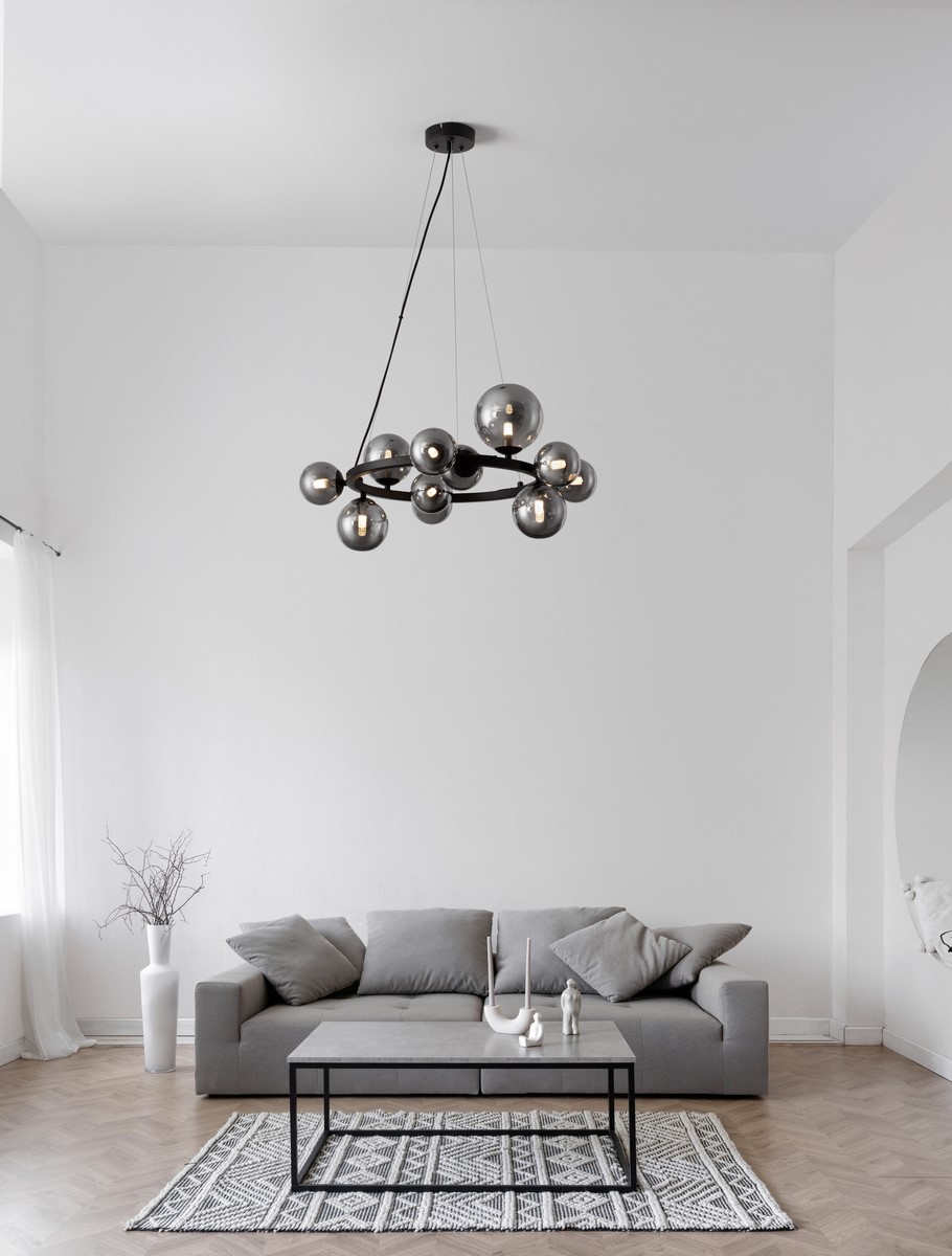 ΚΡΕΜΑΣΤΟ ΦΩΤΙΣΤΙΚΟ Smoky Grey Glass