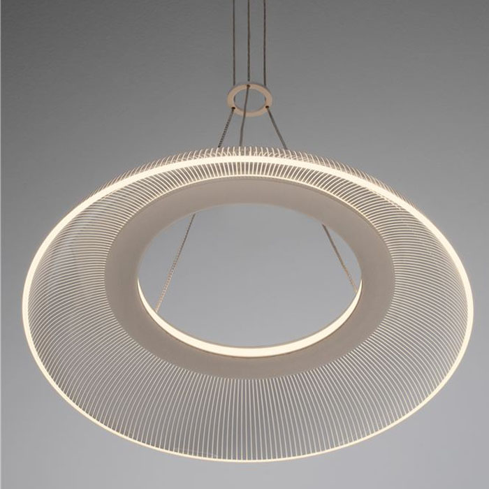 ΚΡΕΜΑΣΤΟ ΦΩΤΙΣΤΙΚΟ LED ΛΕΥΚΟ ΑΚΡΥΛΙΚΟ D:39,5cm