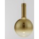 ΚΡΕΜΑΣΤΟ ΦΩΤΙΣΤΙΚΟ Gold Glass & White Metal Base & Champagne