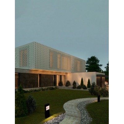 ΦΩΤΙΣΤΙΚΟ ΚΗΠΟΥ ΕΠΙΔΑΠΕΔΙΟ Sandy Black Aluminium Glass Diffuser H:30cm