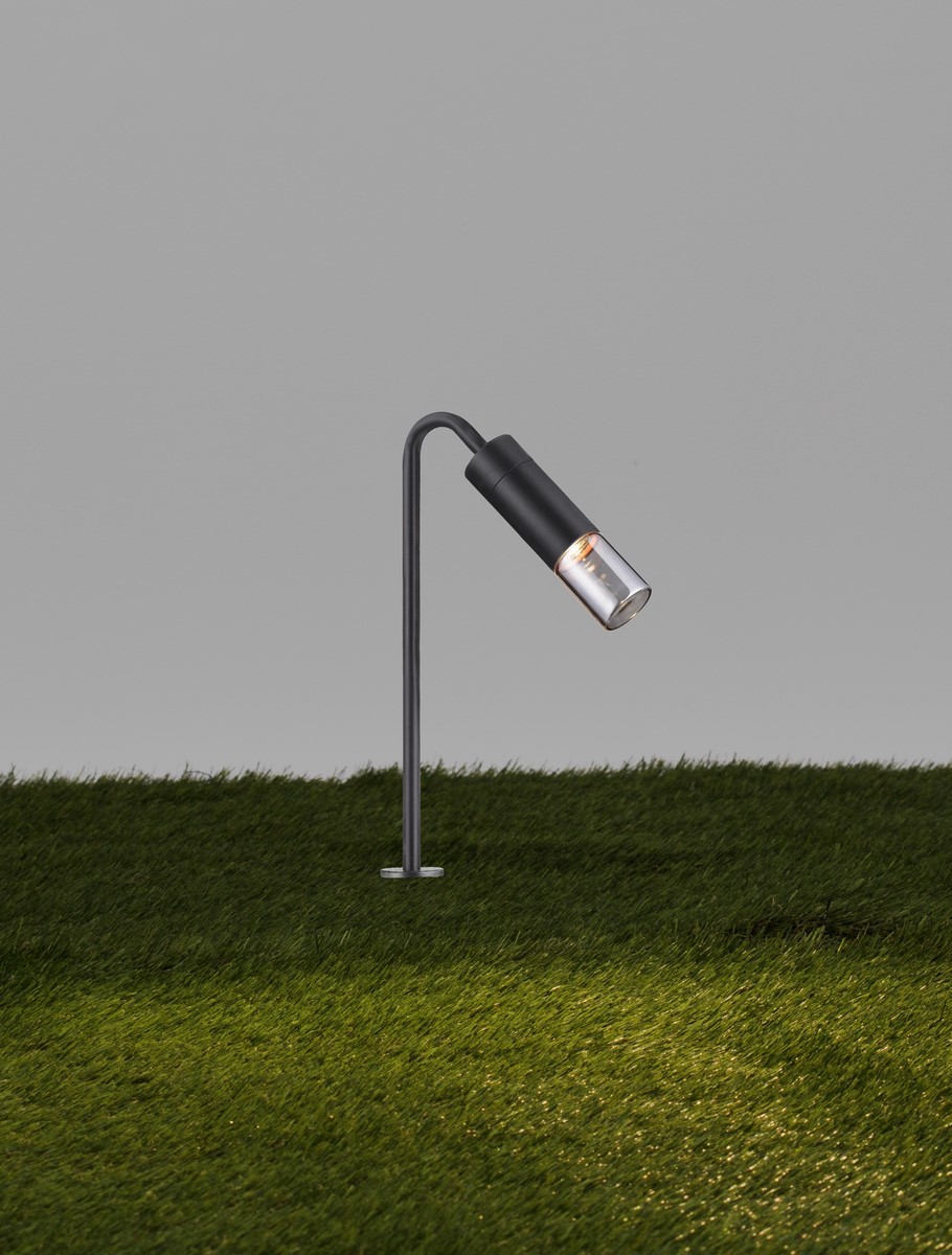 ΚΑΡΦΩΤΟ ΦΩΤΙΣΤΙΚΟ ΕΞΩΤΕΡΙΚΟΥ ΧΩΡΟΥ  Dark Anthracite Aluminium & Smoking Glass