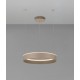 ΚΡΕΜΑΣΤΟ ΚΥΚΛΙΚΟ ΦΩΤΙΣΤΙΚΟ LED D:60cm Beige Gray Steel