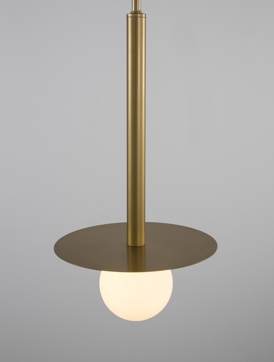 ΚΡΕΜΑΣΤΟ ΦΩΤΙΣΤΙΚΟ  Brass Gold Metal Opal Glass