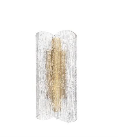 ΑΠΛΙΚΑ ΤΟΙΧΟΥ  Acrylic Brushed Gold Steel, Aluminium H:23cm