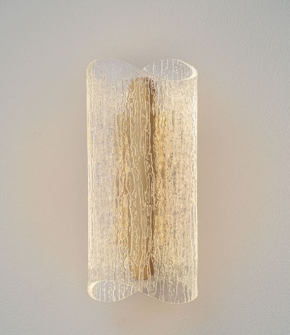 ΑΠΛΙΚΑ ΤΟΙΧΟΥ  Acrylic Brushed Gold Steel, Aluminium H:23cm