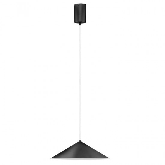 ΚΡΕΜΑΣΤΗ ΚΑΜΠΑΝΑ LED  Sandy Black Aluminium & Steel