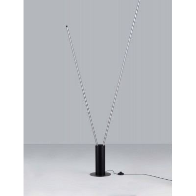 ΦΩΤΙΣΤΙΚΟ ΔΑΠΕΔΟΥ  H:180,7 cm Matt Black Aluminium