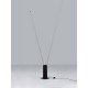ΦΩΤΙΣΤΙΚΟ ΔΑΠΕΔΟΥ  H:180,7 cm Matt Black Aluminium