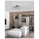 ΦΩΤΙΣΤΙΚΟ ΟΡΟΦΗΣ  Matt Black Aluminium & Acrylic 1862Lm 3000K IP20