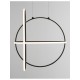 ΚΡΕΜΑΣΤΟ ΦΩΤΙΣΤΙΚΟ  Matt Black Aluminium & Acrylic 3000K IP20