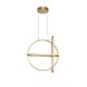 ΚΡΕΜΑΣΤΟ ΦΩΤΙΣΤΙΚΟ Gold Aluminium & Acrylic LED IP20