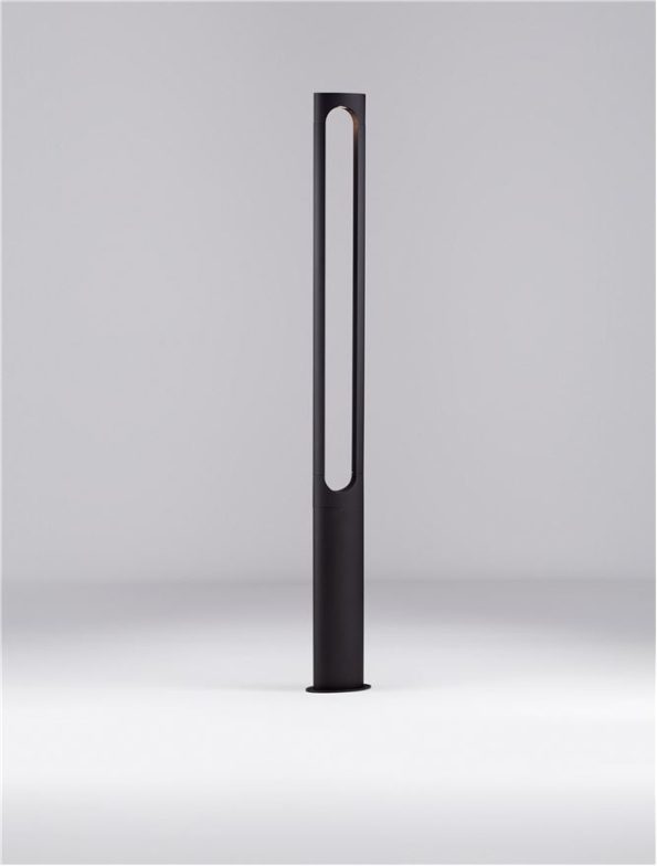 ΦΩΤΙΣΤΙΚΟ ΔΑΠΕΔΟΥ ΓΙΑ ΚΗΠΟ Dark Anthracite Aluminium & Polycarbonate H:200cm