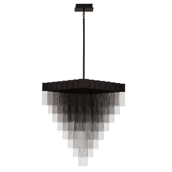 ΚΡΕΜΑΣΤΟ ΦΩΤΙΣΤΙΚΟ LED ΜΑΥΡΟ Steel & Aluminium L:79cm 79W