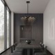 ΚΡΕΜΑΣΤΟ ΦΩΤΙΣΤΙΚΟ LED ΜΑΥΡΟ Steel & Aluminium L:79cm 79W