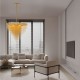 ΚΡΕΜΑΣΤΟ ΦΩΤΙΣΤΙΚΟ BRUSHED GOLD STEEL LED D:79cm