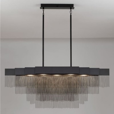 ΚΡΕΜΑΣΤΟ ΦΩΤΙΣΤΙΚΟ LED Matt Black Steel & Aluminium L:120cm