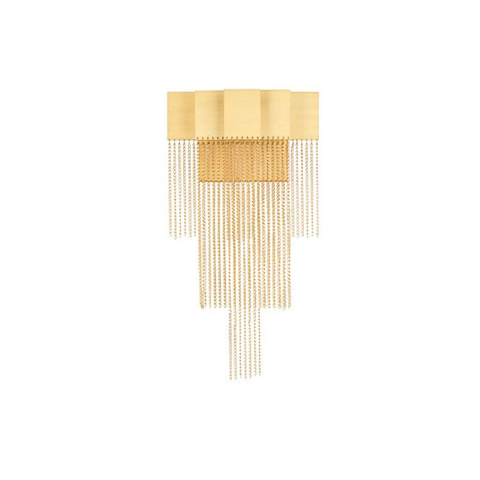 ΑΠΛΙΚΑ ΤΟΙΧΟΥ  Brushed Gold Steel & Aluminium