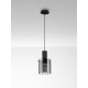 ΚΡΕΜΑΣΤΟ ΦΩΤΙΣΤΙΚΟ Sandy Black Steel & Smoke Glass