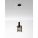 ΚΡΕΜΑΣΤΟ ΦΩΤΙΣΤΙΚΟ Sandy Black Steel & Smoke Glass