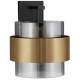BRASS GOLD&SMOKE GLASS WALL APPLIANCES D:18cm