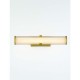 ΑΠΛΙΚΑ ΜΠΑΝΙΟΥ LED Sandy Gold Metal & Clear line Glass L:42,5cm