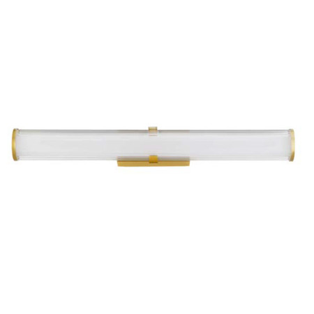 ΑΠΛΙΚΑ ΜΠΑΝΙΟΥ  LED Sandy Gold Metal & Clear line Glass L:63cm
