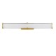 ΑΠΛΙΚΑ ΜΠΑΝΙΟΥ  LED Sandy Gold Metal & Clear line Glass L:63cm