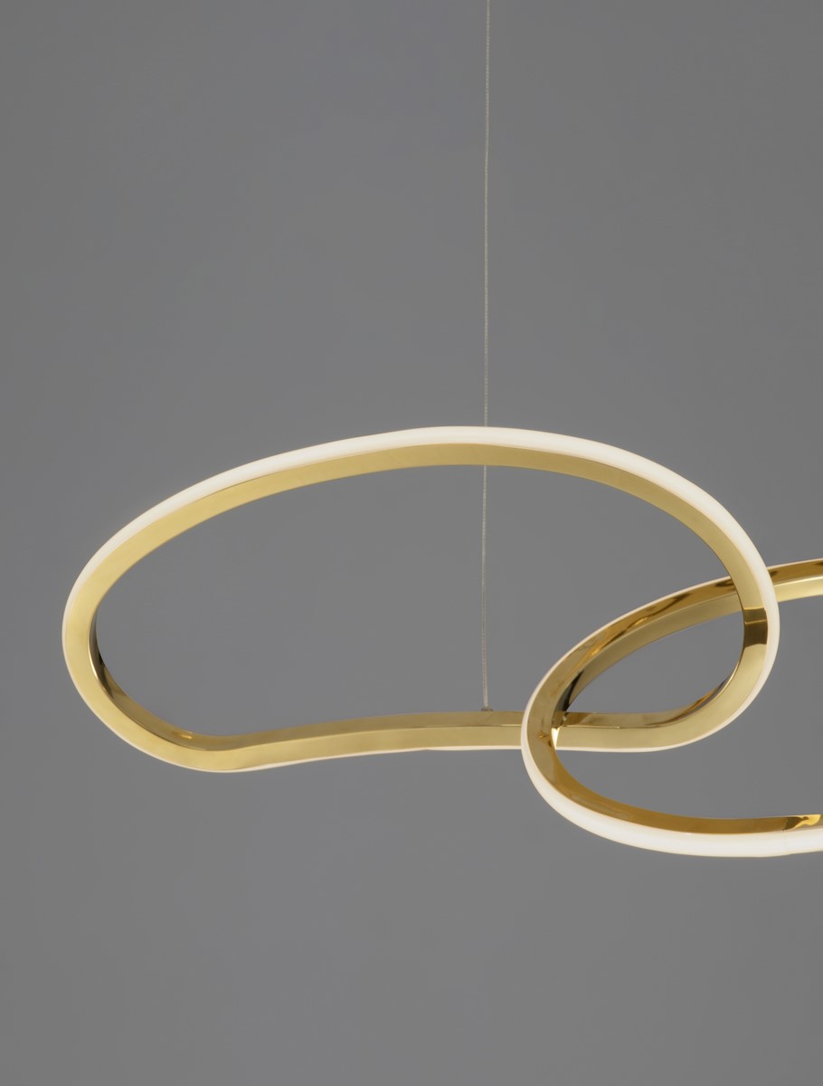 ΚΡΕΜΑΣΤΟ ΦΩΤΙΣΤΙΚΟ  Gold plating Stainless 