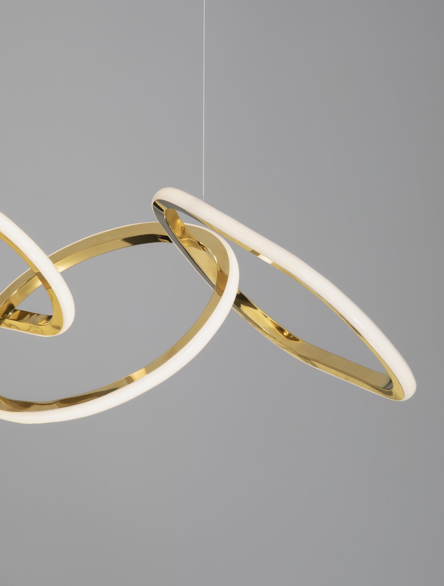 ΚΡΕΜΑΣΤΟ ΦΩΤΙΣΤΙΚΟ  Gold plating Stainless 