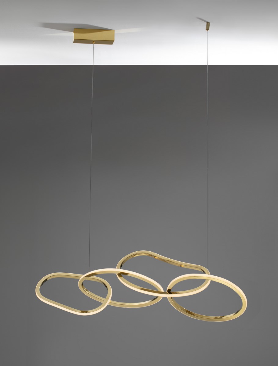 ΚΡΕΜΑΣΤΟ ΦΩΤΙΣΤΙΚΟ  Gold plating Stainless Steel & Silicon