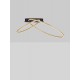 ΦΩΤΙΣΤΙΚΟ ΟΡΟΦΗΣ Triac Dimmable Brass Gold Steel, Aluminium & Silicone  