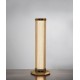 LED ΕΠΙΤΡΑΠΕΖΙΟ ΦΩΤΙΣΤΙΚΟ Antique Brass Steel & Glass H:55,5cm