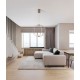 ΚΡΕΜΑΣΤΟ ΜΟΝΟΦΩΤΟ LED D:50cm Beige Gray Steel-Aluminium