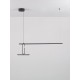 ΚΡΕΜΑΣΤΟ ΦΩΤΙΣΤΙΚΟ Black Steel Aluminium & Acrylic