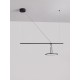 ΚΡΕΜΑΣΤΟ ΦΩΤΙΣΤΙΚΟ Black Steel Aluminium & Acrylic