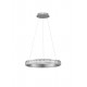 ΚΡΕΜΑΣΤΟ ΦΩΤΙΣΤΙΚΌ LED  Silver Steel & K9 Crystal