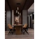 ΚΡΕΜΑΣΤΟ ΦΩΤΙΣΤΙΚΟ Triac Dimmable Chrome Steel & Aluminium Clear Glass Sandy Black Canopy 