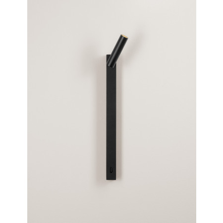 ΑΠΛΙΚΑ ΓΙΑ ΔΙΑΒΑΣΜΑ Sandy Black Aluminium H:37,5cm