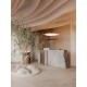 ΚΡΕΜΑΣΤΟ ΦΩΤΙΣΤΙΚΟ  Triac Dimmable Sandy Black & White Steel, Aluminium & Silicone