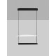 ΚΡΕΜΑΣΤΟ ΦΩΤΙΣΤΙΚΟ  Triac Dimmable Sandy Black & White Steel, Aluminium & Silicone