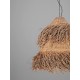 ΚΡΕΜΑΣΤΟ ΦΩΤΙΣΤΙΚΟ  Natural Seagrass Black Fabric Wire & Base