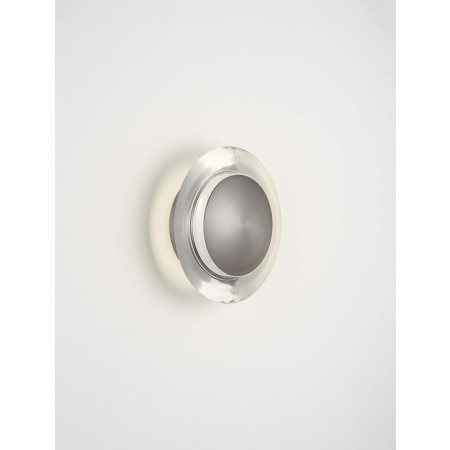 ΑΠΛΙΚΑ ΤΟΙΧΟΥ LED Black Nickel Aluminium & Acrylic D:17cm