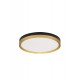 ΠΛΑΦΟΝΙΕΡΑ ΟΡΟΦΗΣ  Black & Brass Gold Metal & Acrylic