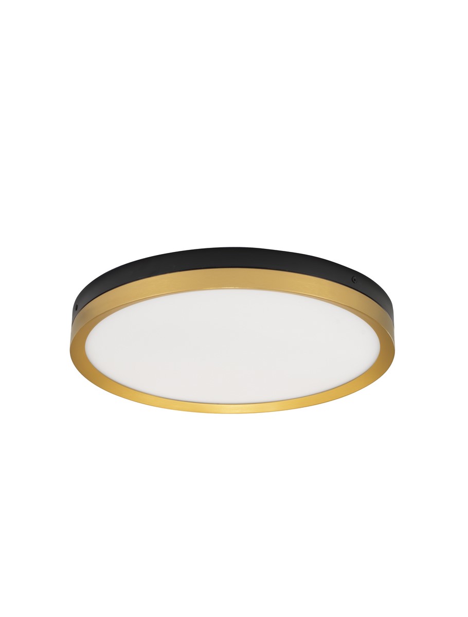 ΠΛΑΦΟΝΙΕΡΑ ΟΡΟΦΗΣ  Black & Brass Gold Metal & Acrylic