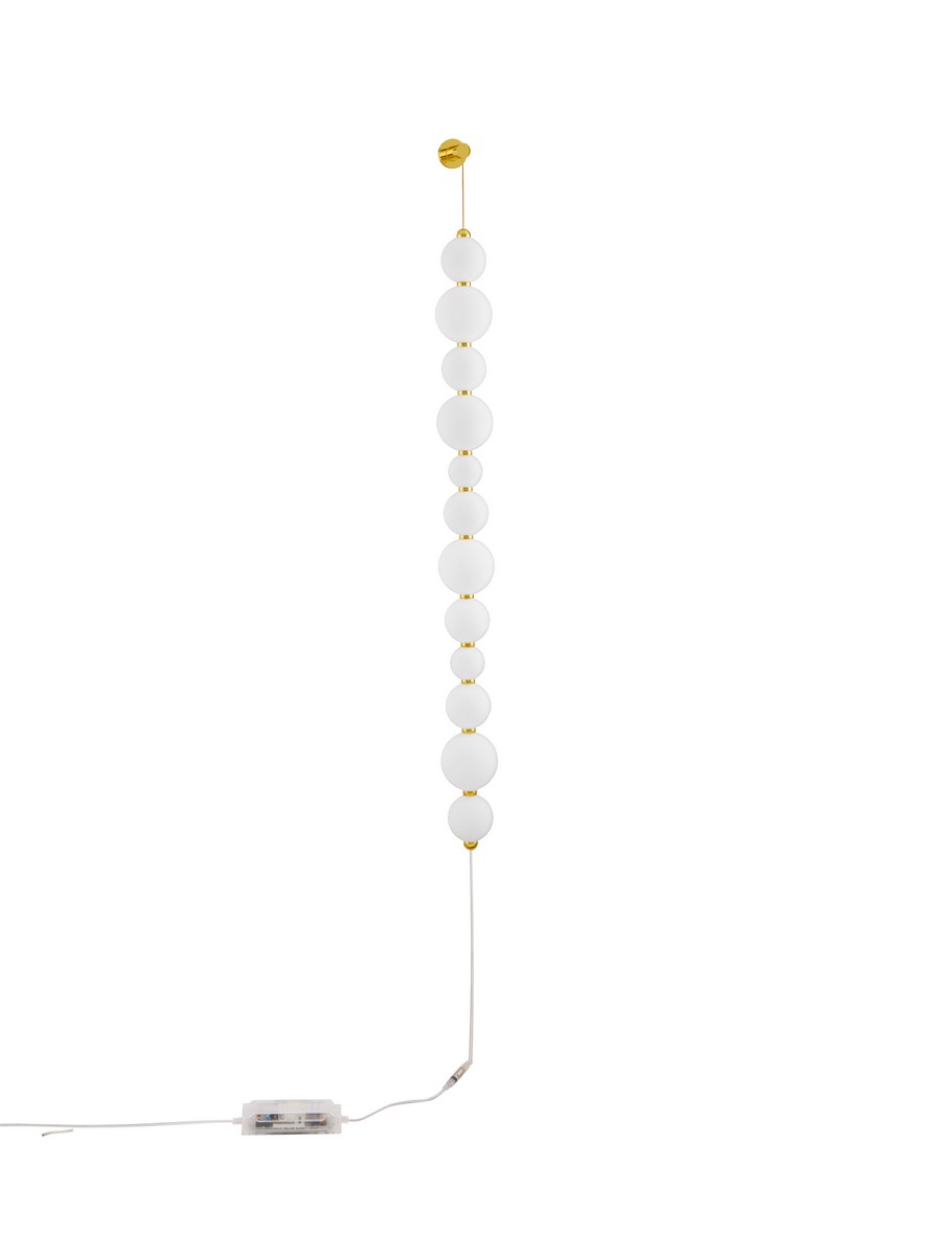 ΦΩΤΙΣΤΙΚΟ  Gold Metal & Opal Glass