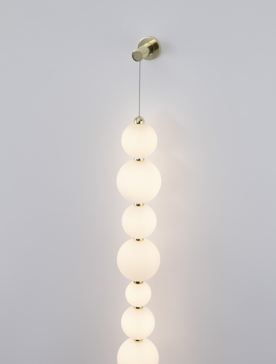 ΦΩΤΙΣΤΙΚΟ  Gold Metal & Opal Glass