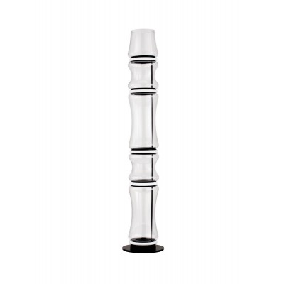 ΦΩΤΙΣΤΙΚΟ ΔΕΠΕΔΟΥ Dimmable With Sensor Matt Black Carbon Steel Aluminium, Clear Glass, Silica & Abs