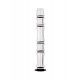 ΦΩΤΙΣΤΙΚΟ ΔΕΠΕΔΟΥ Dimmable With Sensor Matt Black Carbon Steel Aluminium, Clear Glass, Silica & Abs